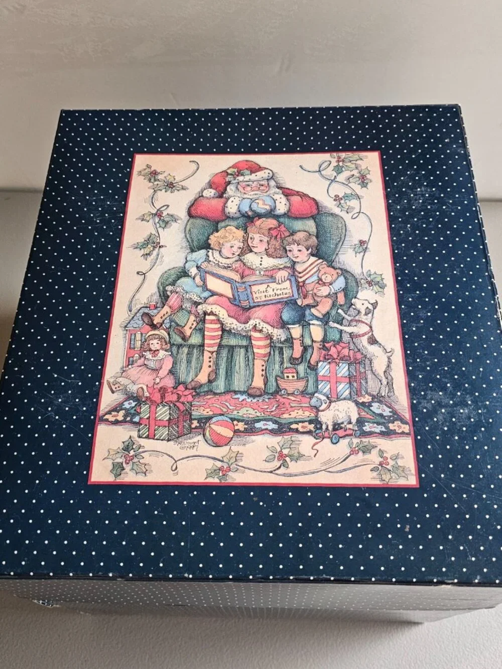 Lang & Wise Santa’s Watching Over Susan Winget First Edition 1998 #8 Christmas